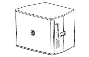 PRS音響,低頻音箱,有源音箱,KTV娛樂音響,有源低頻揚聲器PRS-15Ba安裝圖